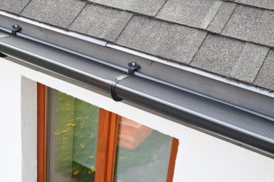Close-up of Gutter Cover Fitting