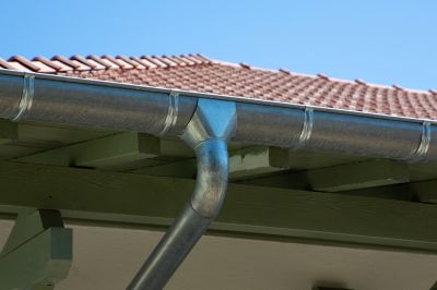 Close-up of Gutter Cover Material